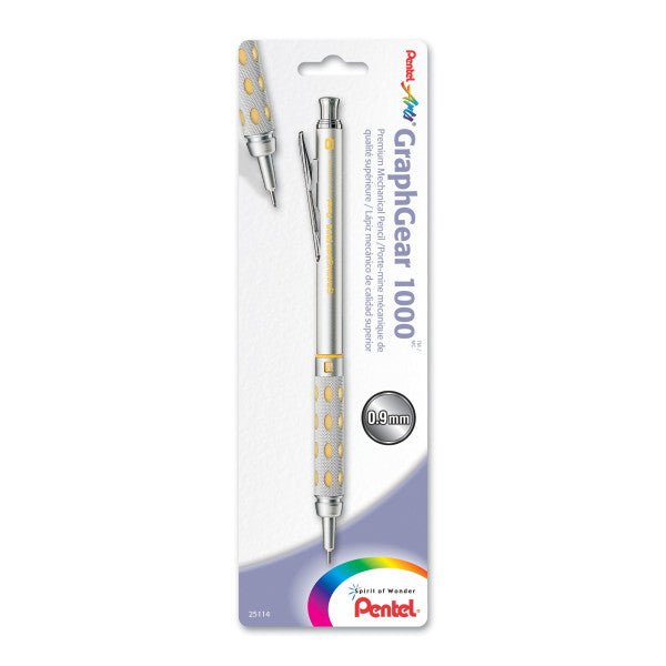 Pentel Arts GraphGear 1000 Automatic Drafting Pencil (0.9mm), 1-Pk - merriartist.com