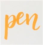 Pentel Arts Sign Pen Brush Tip, Orange Ink - merriartist.com