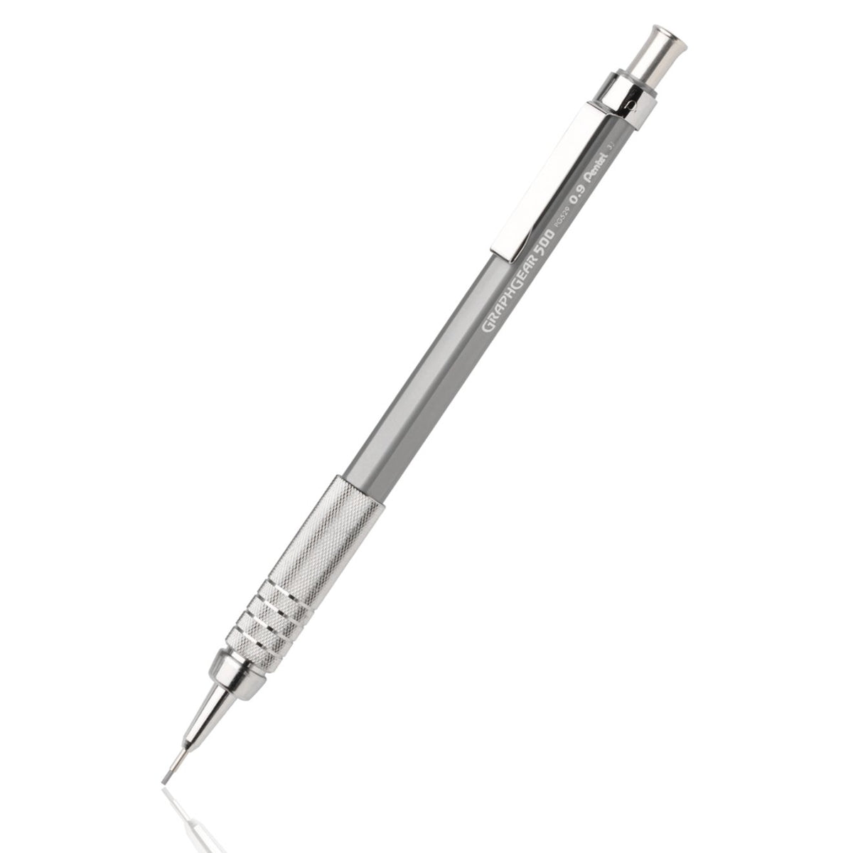 Pentel GraphGear 500 Automatic Drafting Pencil 0.9mm, Gray Barrel - merriartist.com