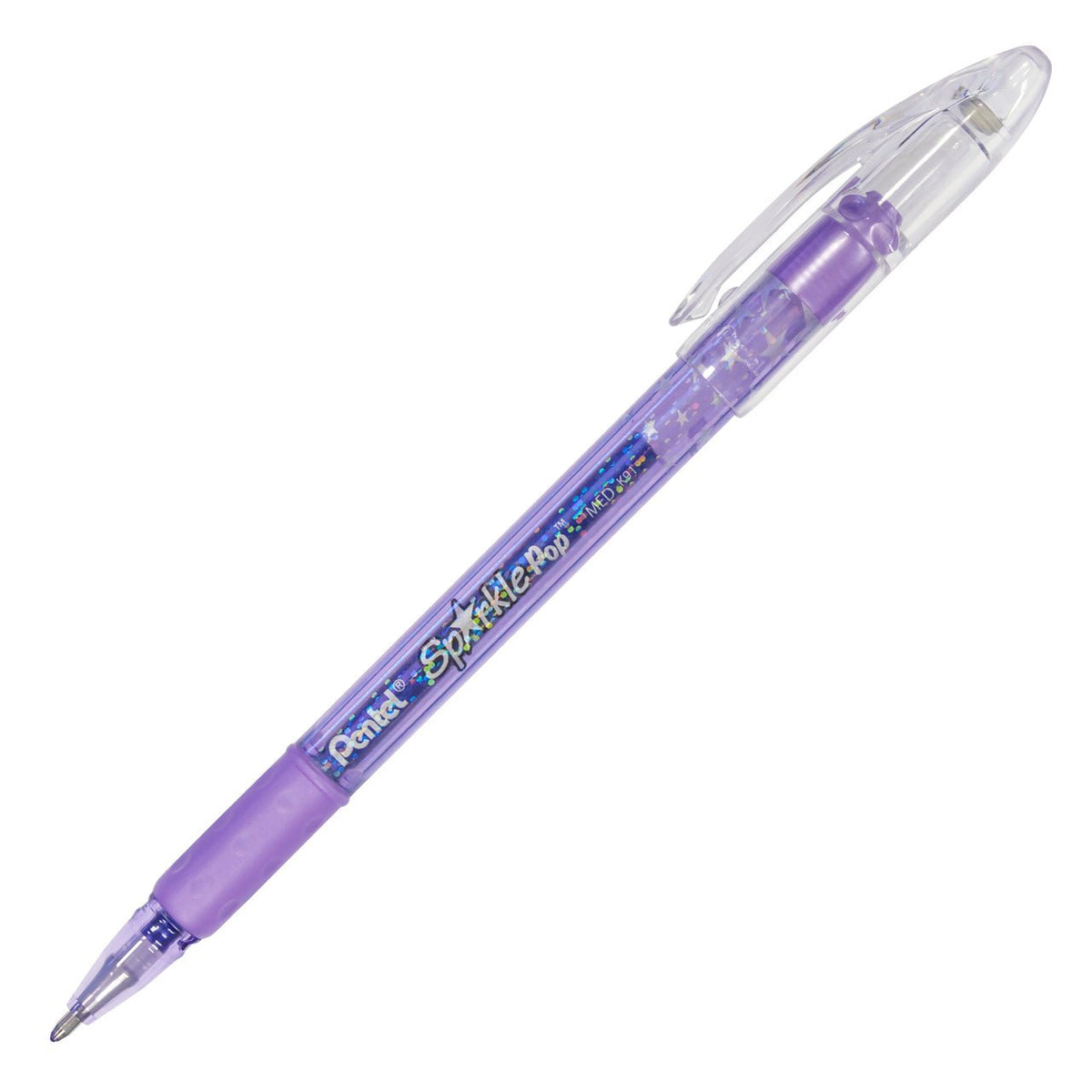 Pentel Sparkle Pop Metallic Gel Pen, (1.0mm) Bold Line, Violet-Blue Ink - merriartist.com