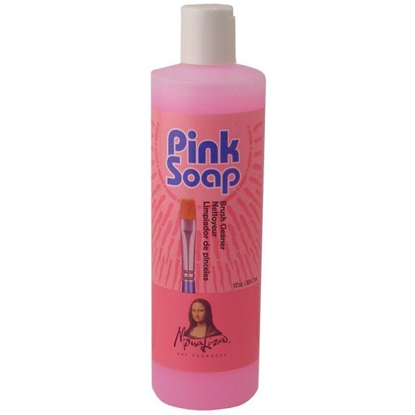 Pink Soap Brush & Hand Cleaner 12oz - merriartist.com