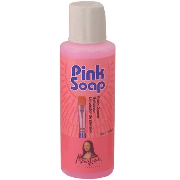 Pink Soap Brush & Hand Cleaner 4oz - merriartist.com