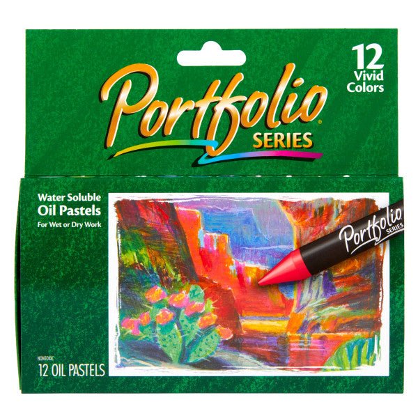 Portfolio Water-Soluble Oil Pastels - Set of 12 - merriartist.com