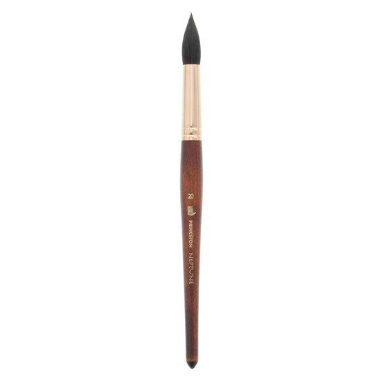 Princeton Neptune Watercolor Brush - Round #20 - merriartist.com