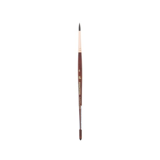 Princeton Neptune Watercolor Brush - Round #4 - merriartist.com