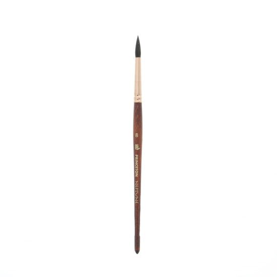 Princeton Neptune Watercolor Brush - Round #8 - merriartist.com