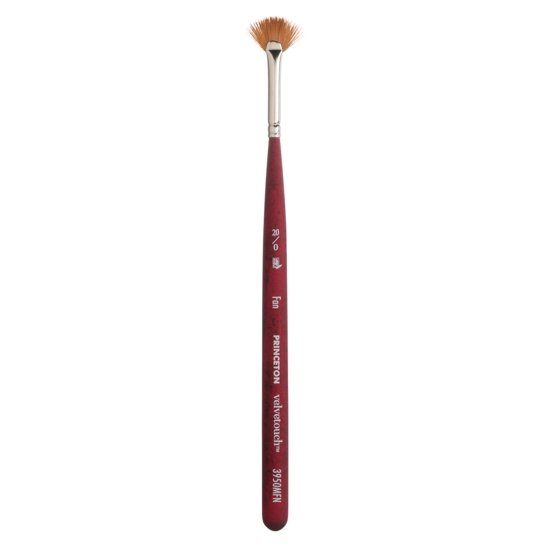 Princeton Series 3950 Velvetouch Mini Brush - Fan 20X - merriartist.com