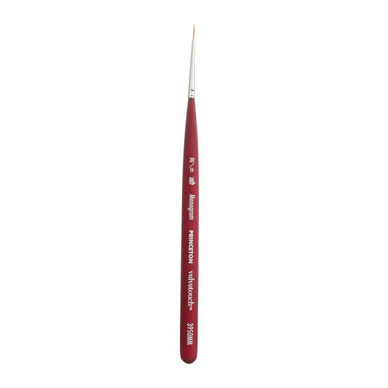 Princeton Series 3950 Velvetouch Mini Brush - Monogram Liner 20/0 - merriartist.com