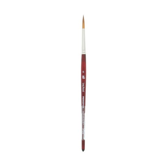 Princeton Series 3950 Velvetouch Mixed Media Brush - Long Round 6 - merriartist.com