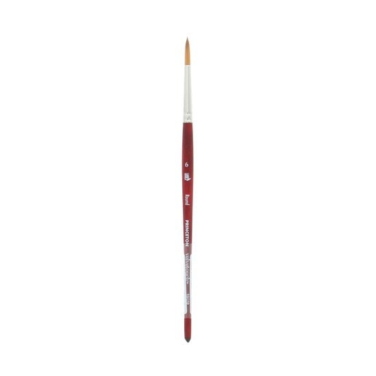 Princeton Series 3950 Velvetouch Mixed Media Brush - Round 6 - merriartist.com