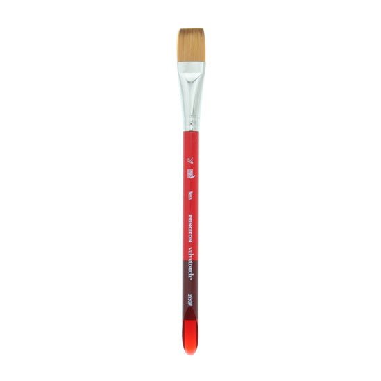 Princeton Series 3950 Velvetouch Mixed Media Brush - Wash 3/4 inch - merriartist.com