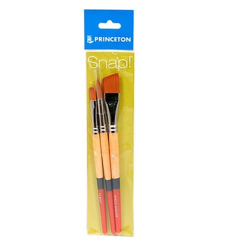 Princeton Snap Gold Taklon Short Handle Set #1 - merriartist.com