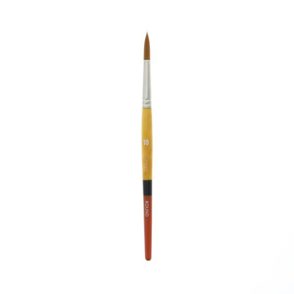 Princeton Snap Gold Taklon Short Handled Round 10 - merriartist.com