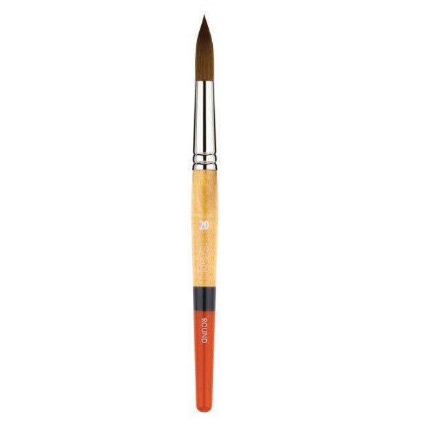 Princeton Snap Gold Taklon Short Handled Round 20 - merriartist.com