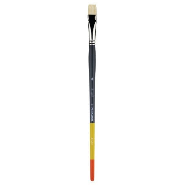 Princeton Snap Hog Bristle Long Handled Bright 8 - merriartist.com