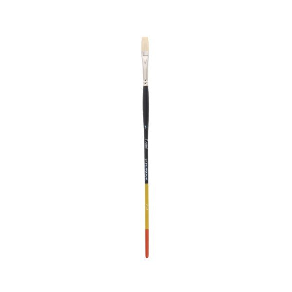Princeton Snap Hog Bristle Long Handled Flat 6 - merriartist.com