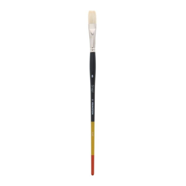 Princeton Snap Hog Bristle Long Handled Flat 8 - merriartist.com