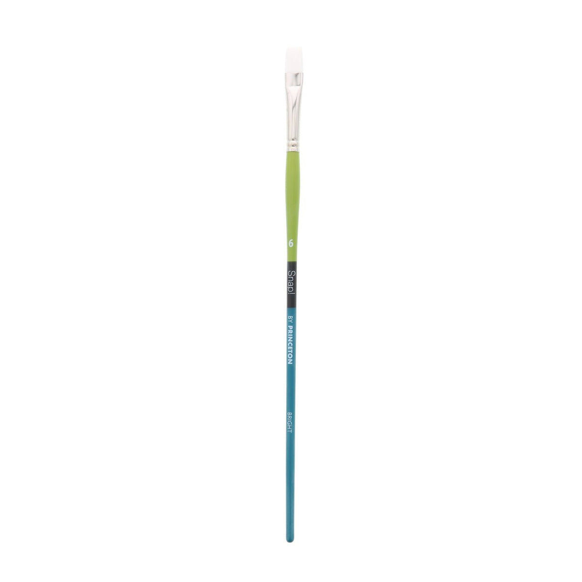 Princeton Snap White Taklon Long Handled Bright 6 - merriartist.com