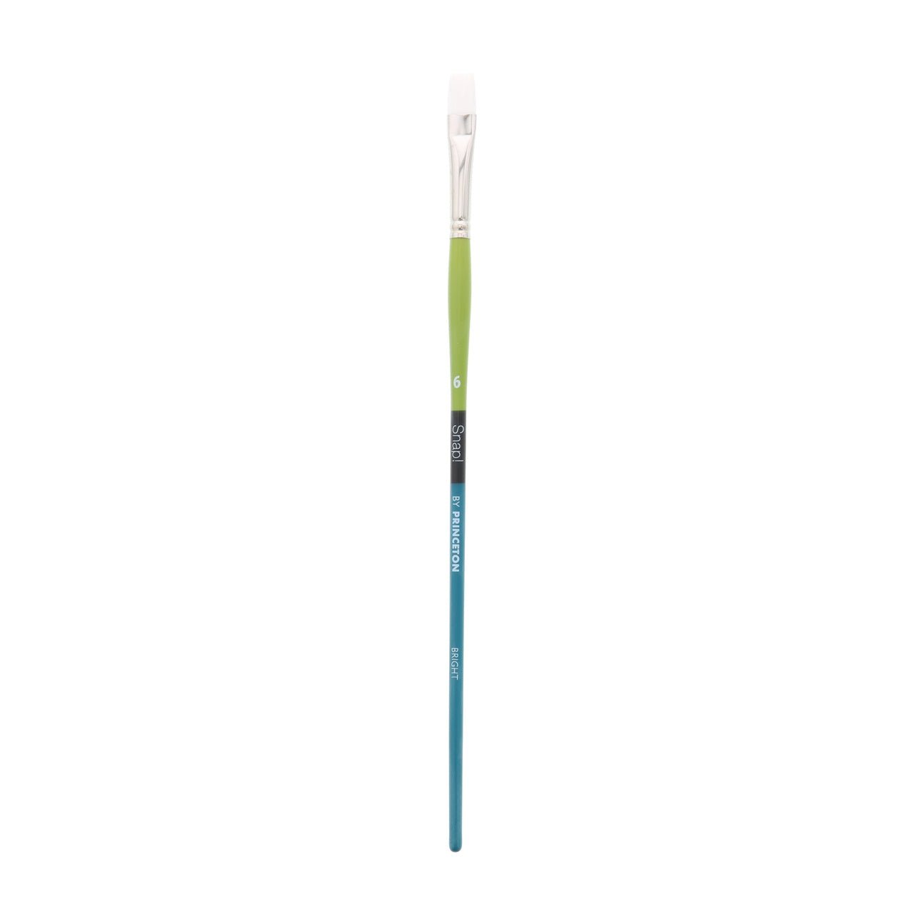 Princeton Snap White Taklon Long Handled Bright 6 - merriartist.com