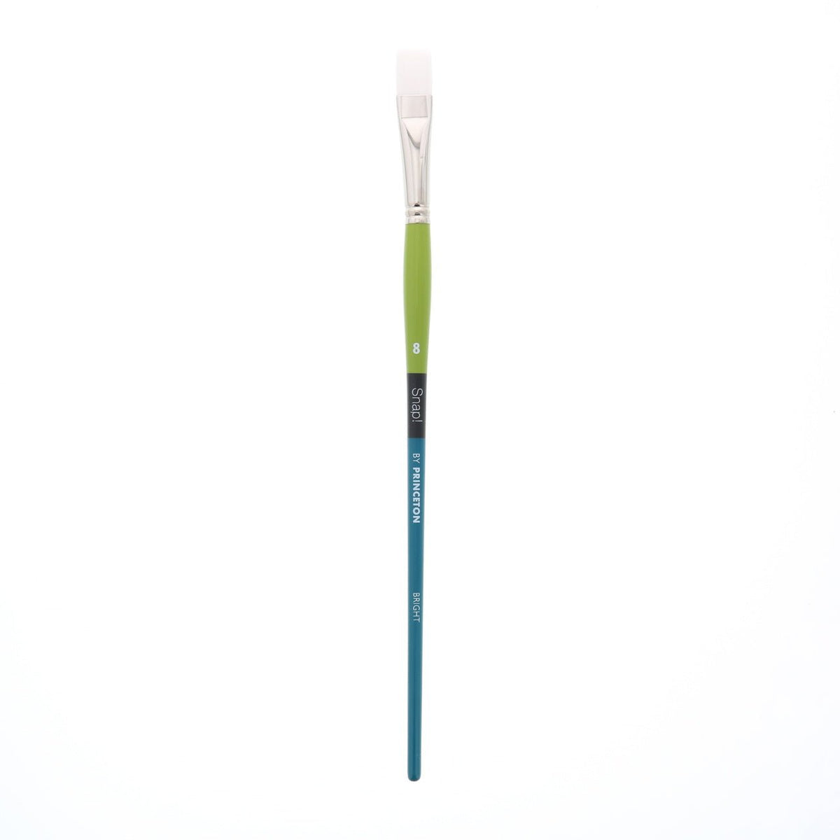 Princeton Snap White Taklon Long Handled Bright 8 - merriartist.com