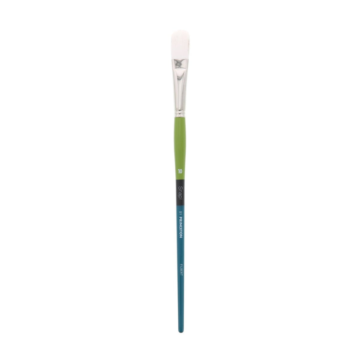 Princeton Snap White Taklon Long Handled Filbert 10 - merriartist.com