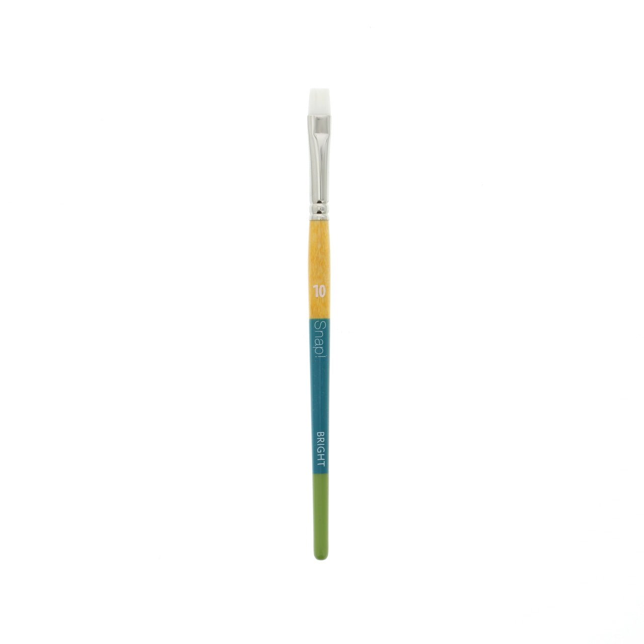 Princeton Snap White Taklon Short Handled Bright Shader 10 - merriartist.com