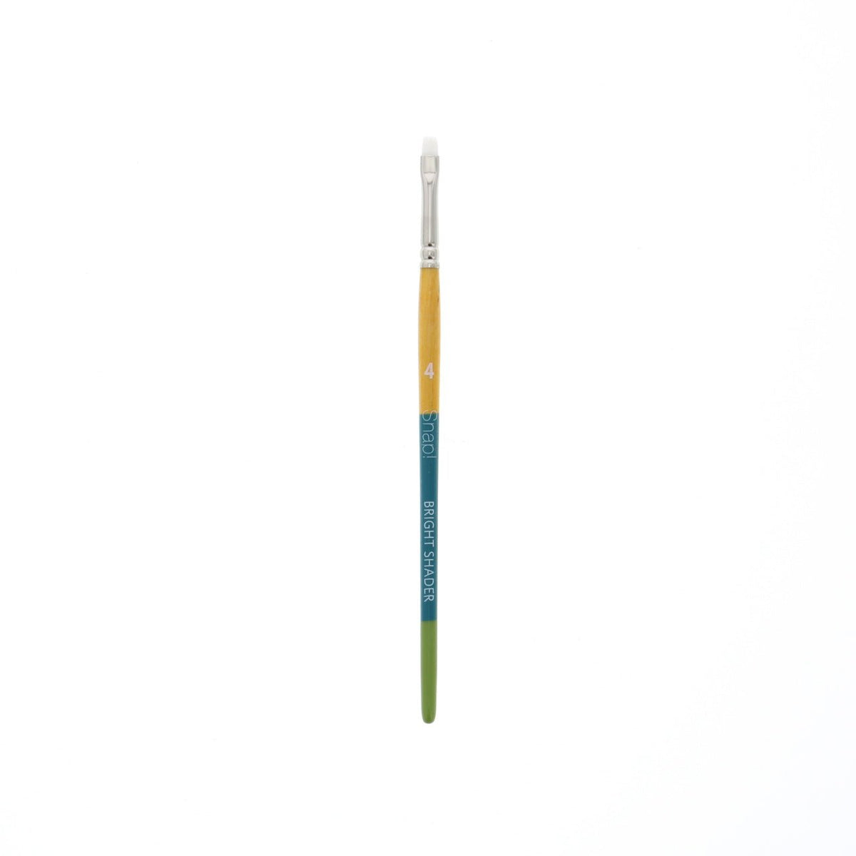 Princeton Snap White Taklon Short Handled Bright Shader 4 - merriartist.com