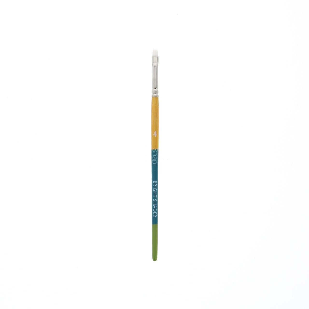 Princeton Snap White Taklon Short Handled Bright Shader 4 - merriartist.com