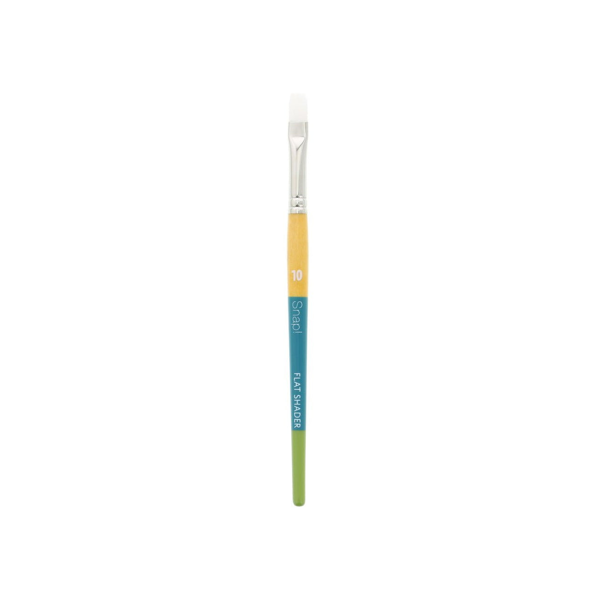 Princeton Snap White Taklon Short Handled Flat Shader 10 - merriartist.com