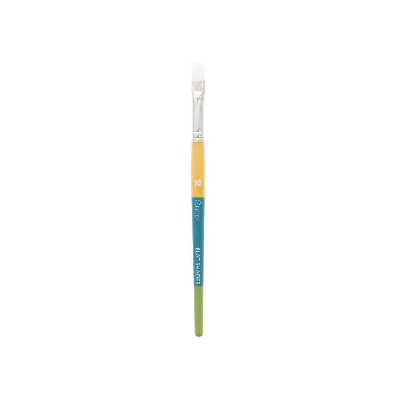 Princeton Snap White Taklon Short Handled Flat Shader 10 - merriartist.com
