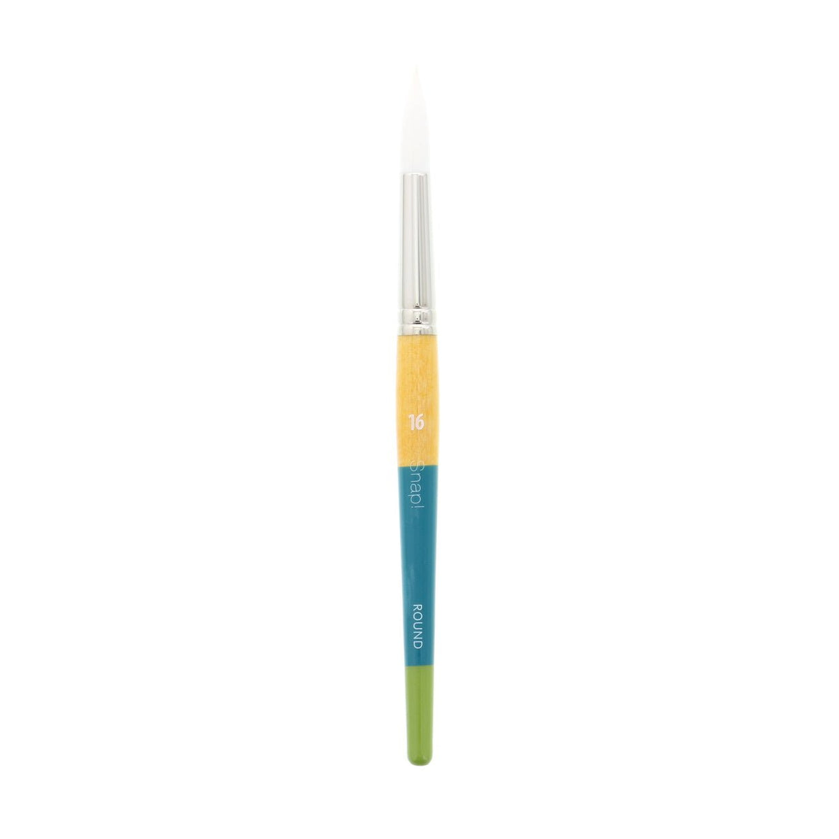 Princeton Snap White Taklon Short Handled Round 16 - merriartist.com