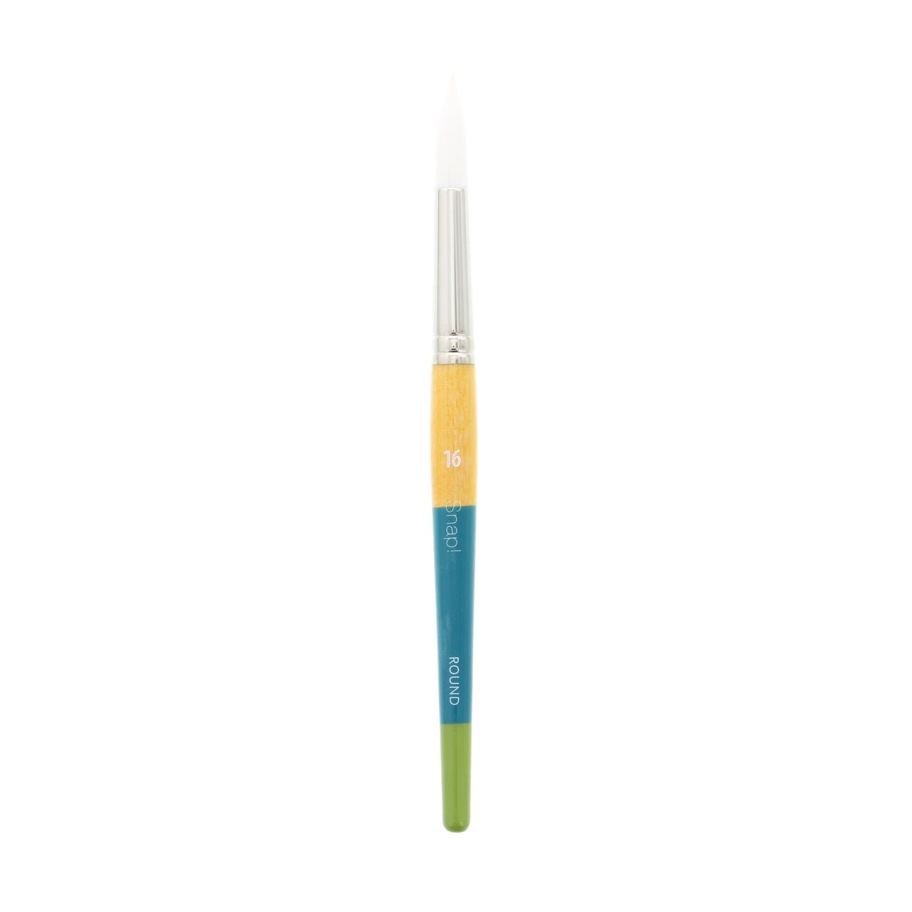 Princeton Snap White Taklon Short Handled Round 16 - merriartist.com