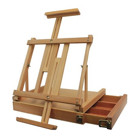 Ravenna sketch box easel (natural finish) - merriartist.com