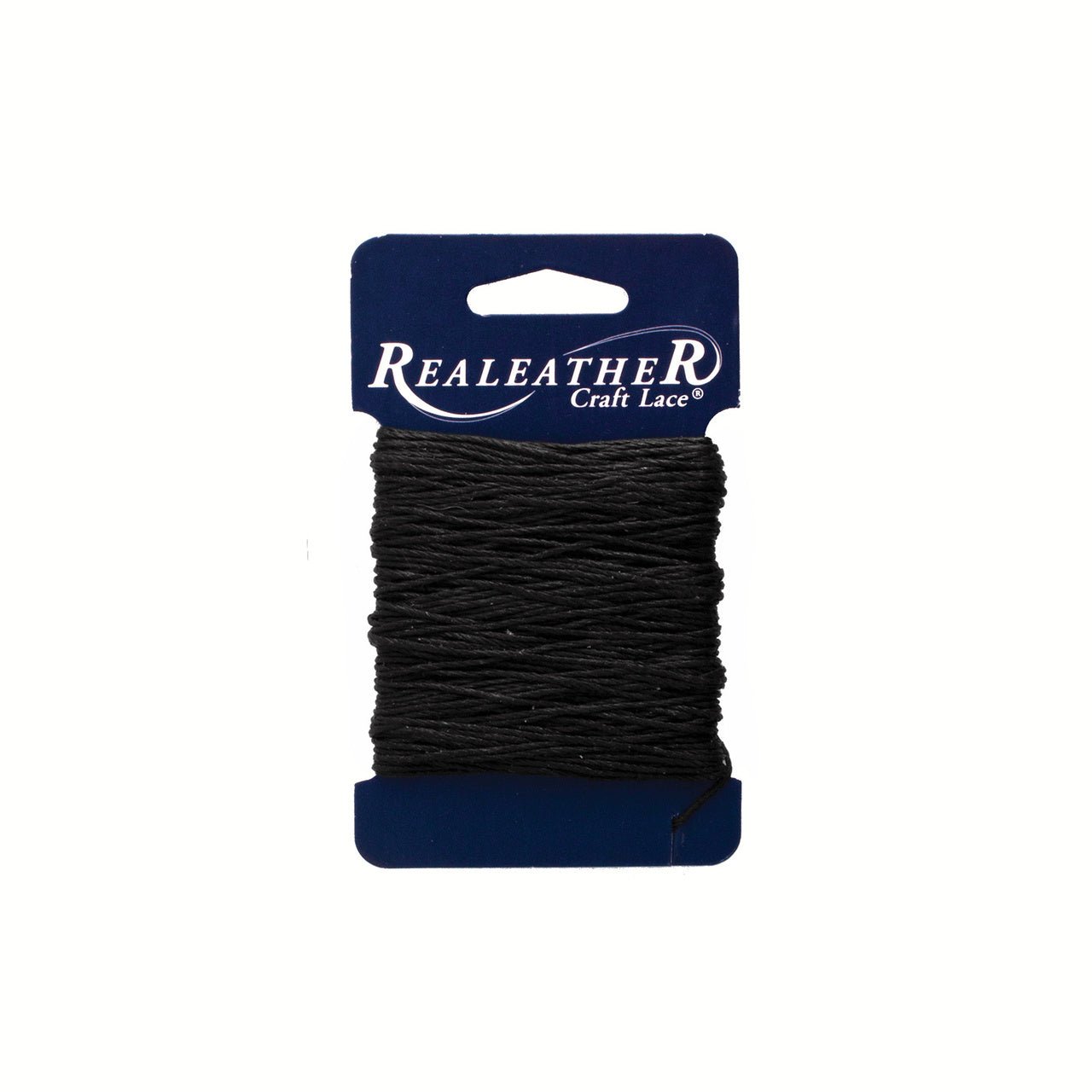 Realeather Waxed Thread - 25 yards Black - merriartist.com