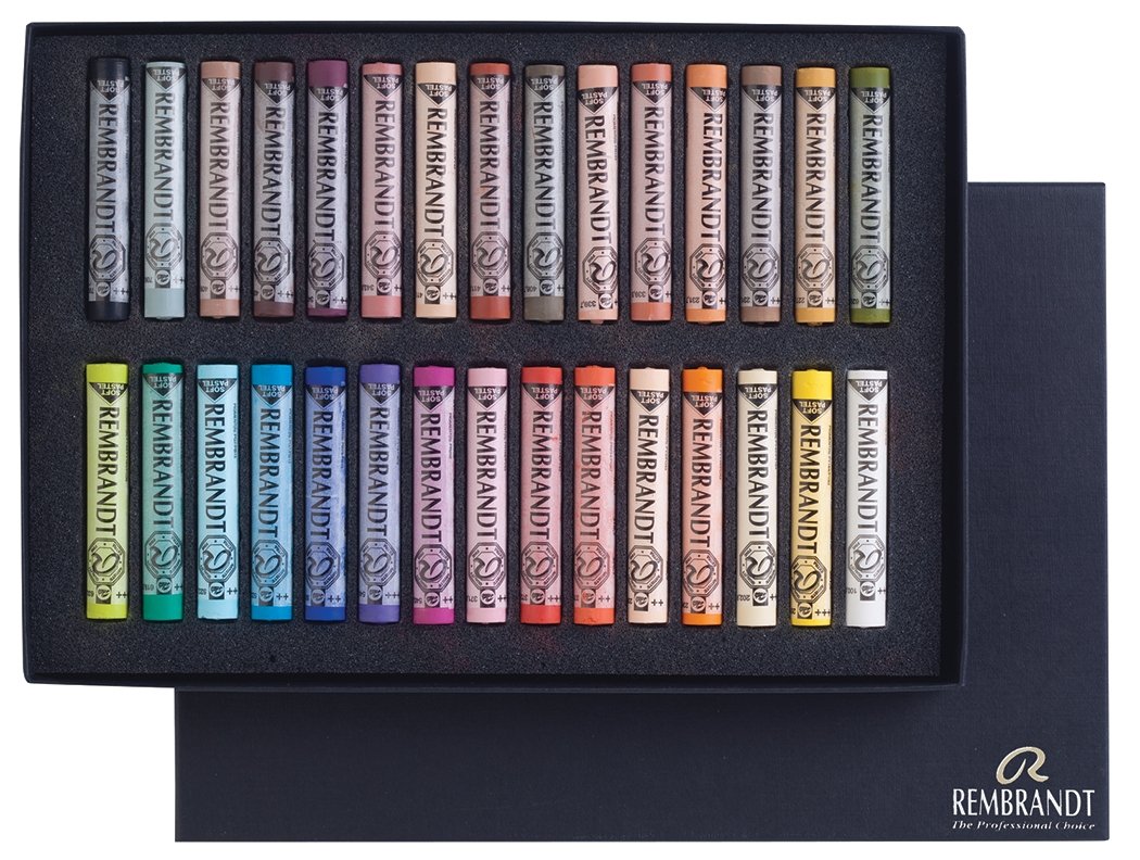 Rembrandt Artists Pastel 300C30P Portrait Set of 30 full size sticks - merriartist.com