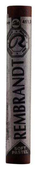 Rembrandt Artists Pastel Burnt Sienna 411. 3 - merriartist.com