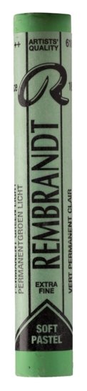 Rembrandt Artists Pastel Permanent Green Light 618.8 - merriartist.com