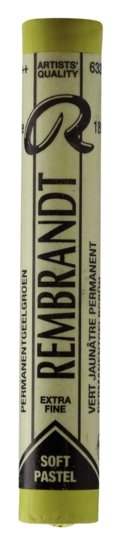 Rembrandt Artists Pastel Permanent Yellow Green 633.5 - merriartist.com