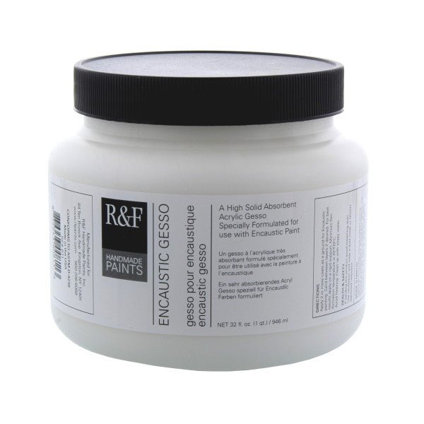 R&F Encaustic Gesso 32oz (quart) - merriartist.com