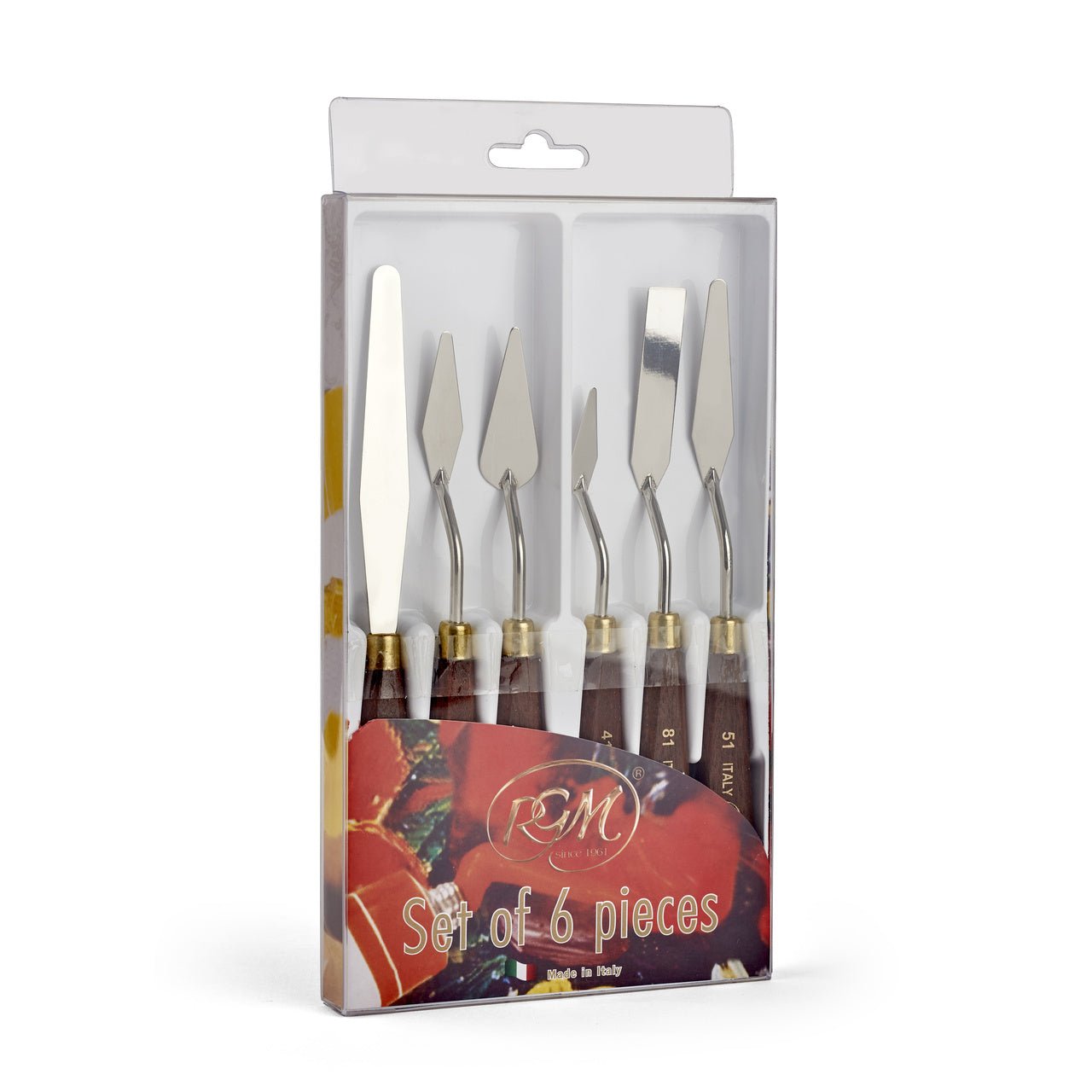 RGM Italian Painting Knife Set of 6 - merriartist.com