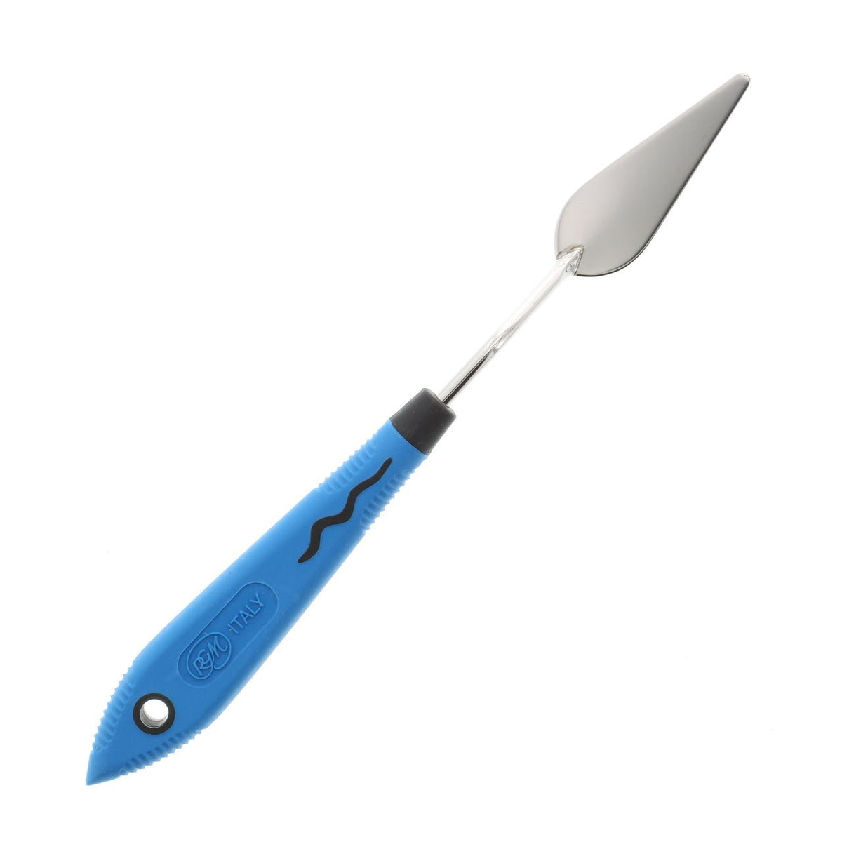 RGM Soft Grip Painting Knife #006 (Blue Handle) - merriartist.com