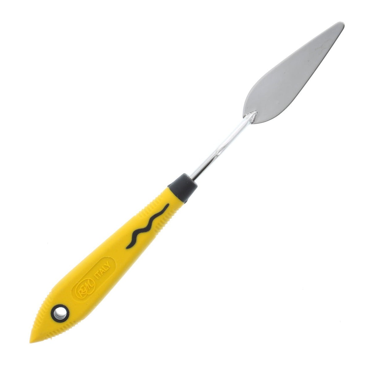 RGM Soft Grip Painting Knife #010 (Yellow Handle) - merriartist.com