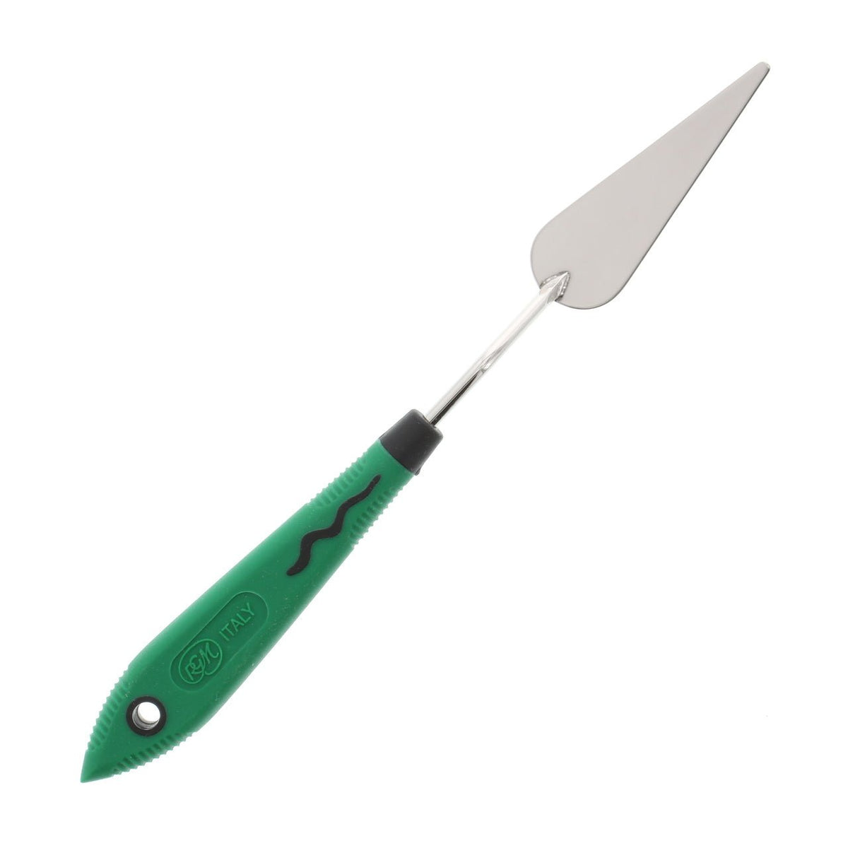 RGM Soft Grip Painting Knife #030 (Green Handle) - merriartist.com