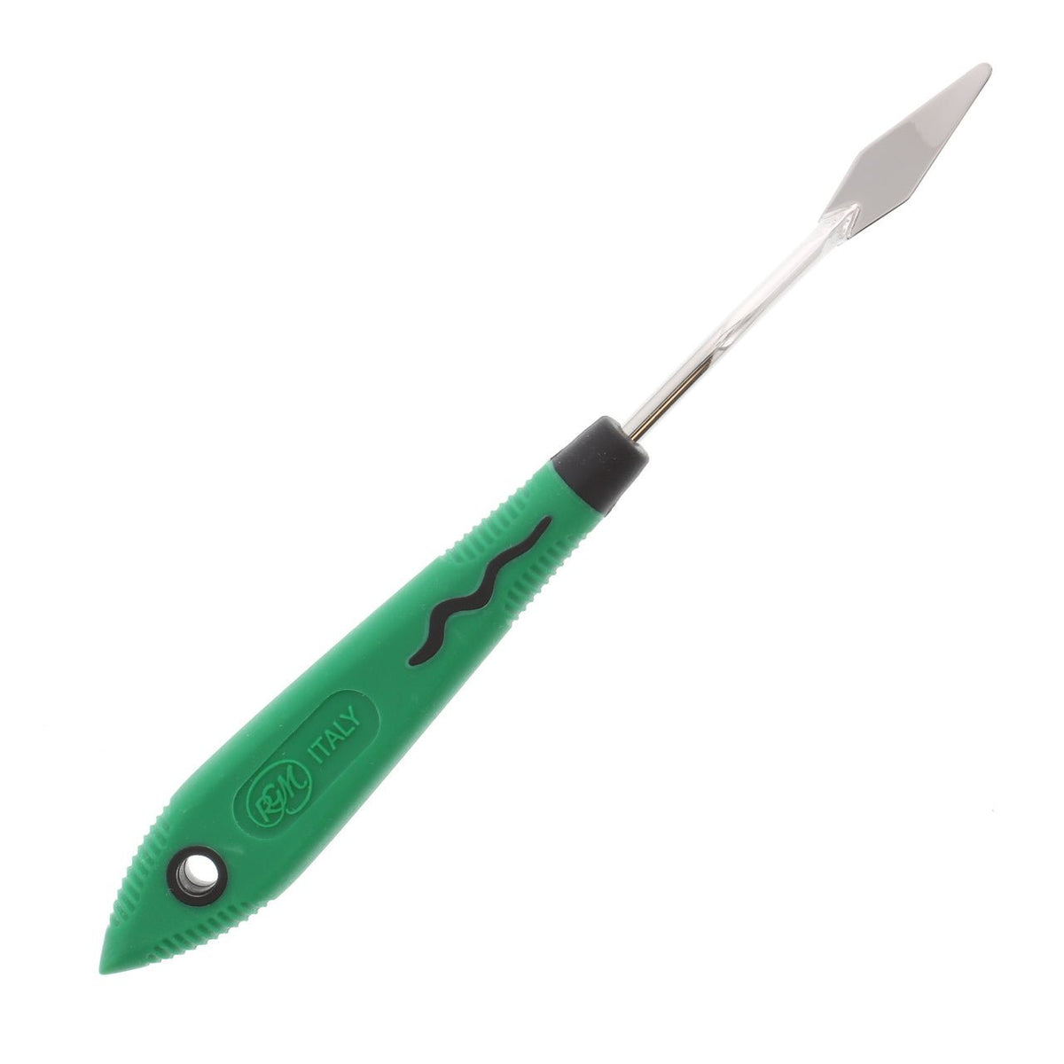 RGM Soft Grip Painting Knife #041 (Green Handle) - merriartist.com
