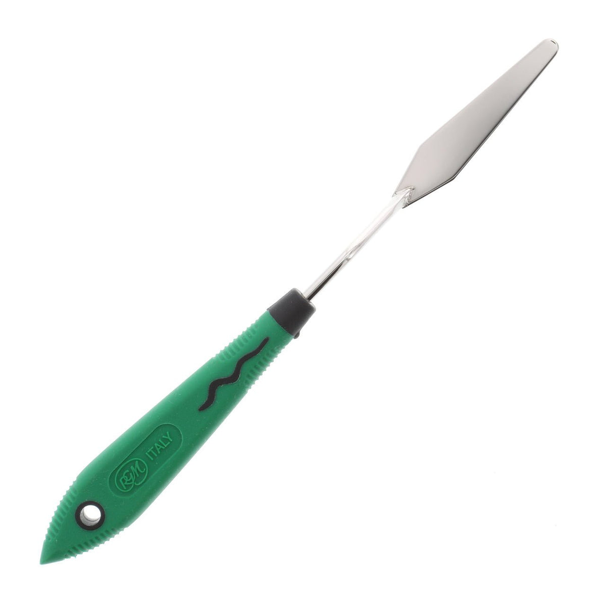 RGM Soft Grip Painting Knife #051 (Green Handle) - merriartist.com
