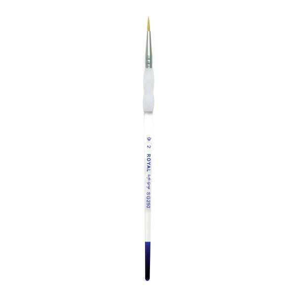Royal Brush Soft-Grip Golden Taklon Brush, Round, 3 - The Merri Artist - merriartist.com
