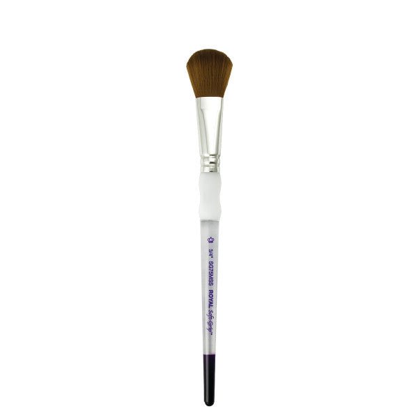 Royal Soft Grip White Taklon Brush Set