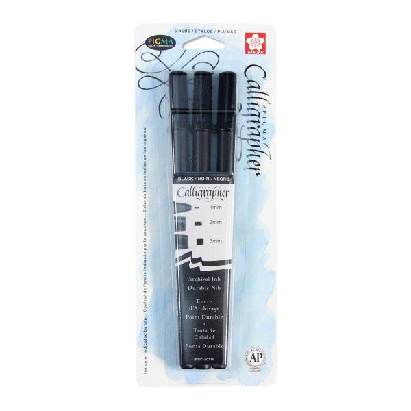 Sakura Pigma Calligrapher Pen - Pack of 3 - merriartist.com