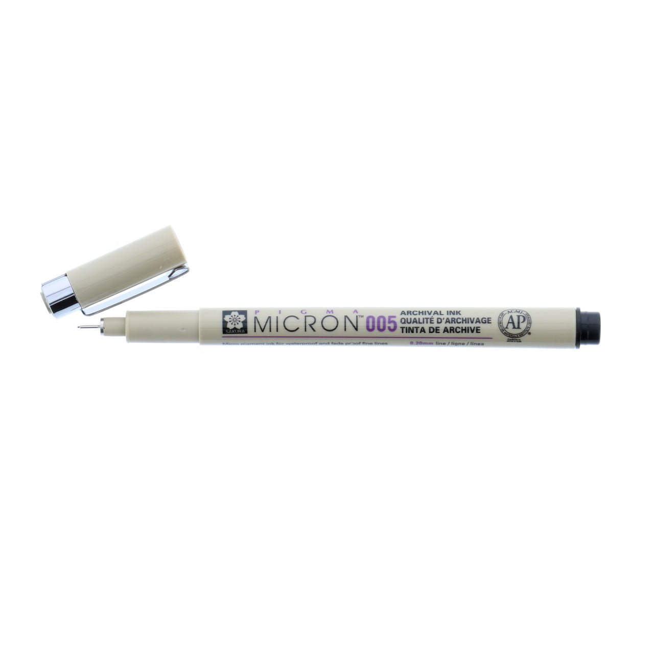 Sakura Pigma Micron Pen 005 (.20mm) Black - merriartist.com