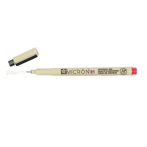 Pigma Micron 01 .25mm Pen - Red